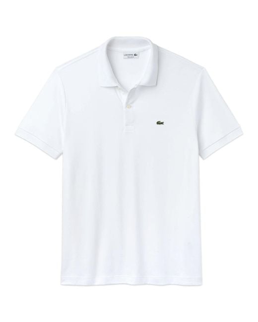 Lacoste Stretch Jersey Dh 2050 Polo White for Men - Save 21% - Lyst