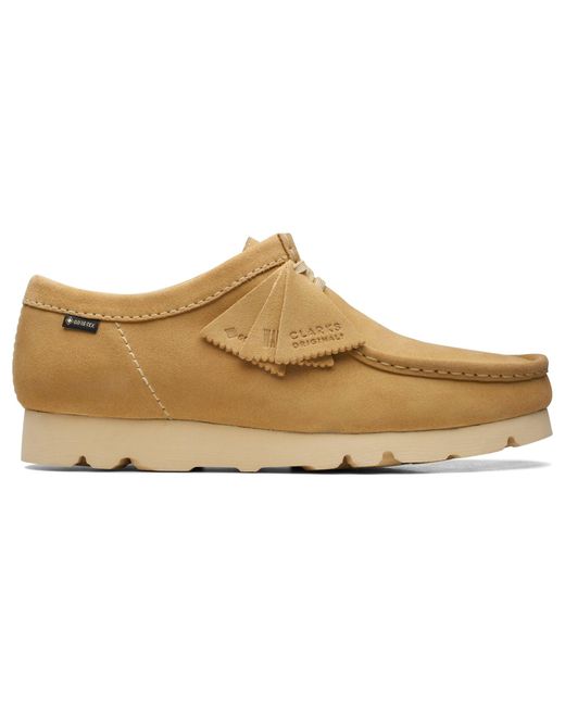 Clarks Wallabee Gore-tex in Natural for Men | Lyst