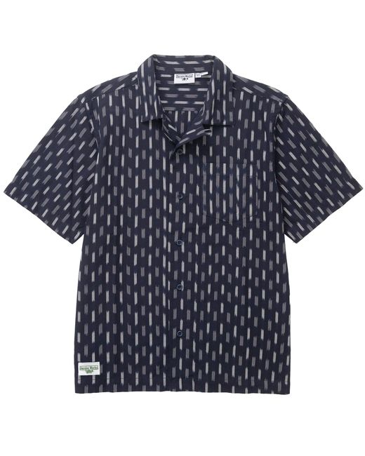 Service Works Blue Ikat Shirt for men