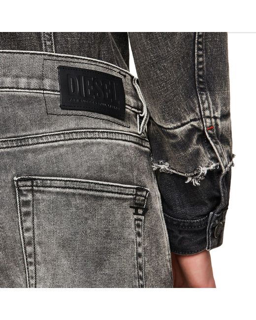 DIESEL D Strukt 9 Ka Slim Fit Jeans Mid Faded Grey in Gray for Men | Lyst