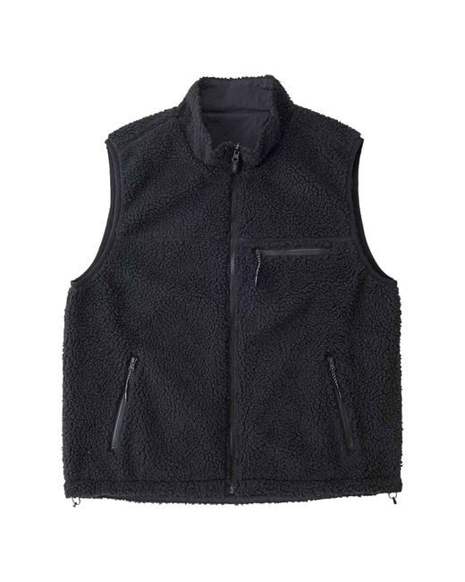 Men's Blue Reversible Sherpa Vest
