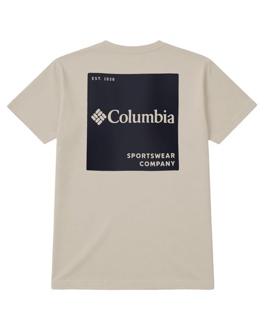 Columbia Blue Csc Back Logo T-Shirt for men