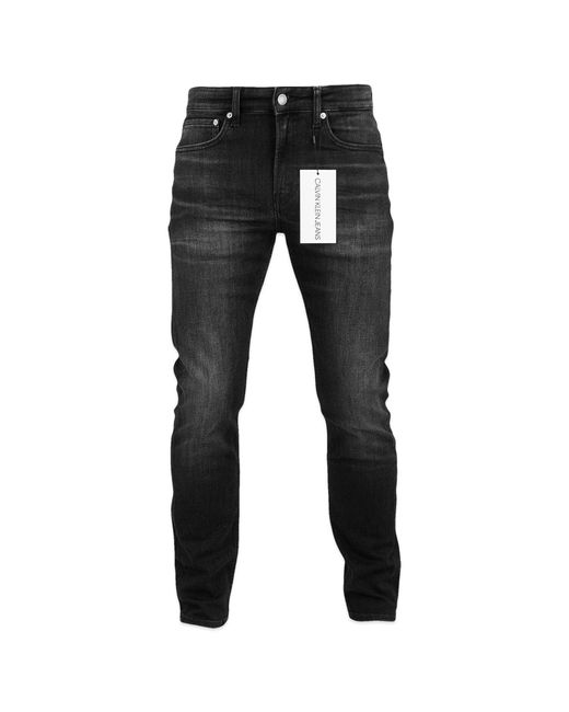 Calvin Klein Denim Ckj 058 Slim Tapered Jeans Lille Black Washed Grey for Men - Save 23% - Lyst