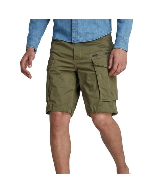 Clothing, Shoes & Accessories G-Star Men's Rovic Zip Loose Cargo Shorts  Green Men TR10271469