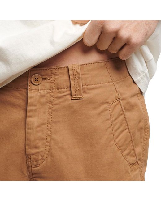 Superdry Vintage Core Cargo Shorts in Brown for Men | Lyst