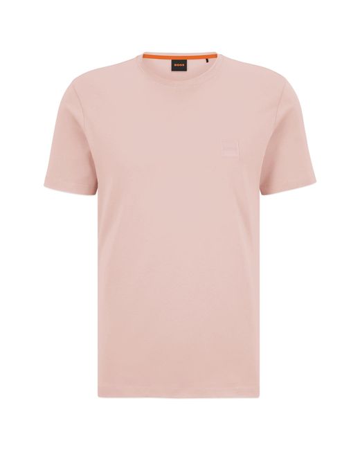 Hugo boss sales t shirt pink