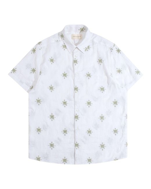Men's Blue Sun Seeker Jacquard Shirt
