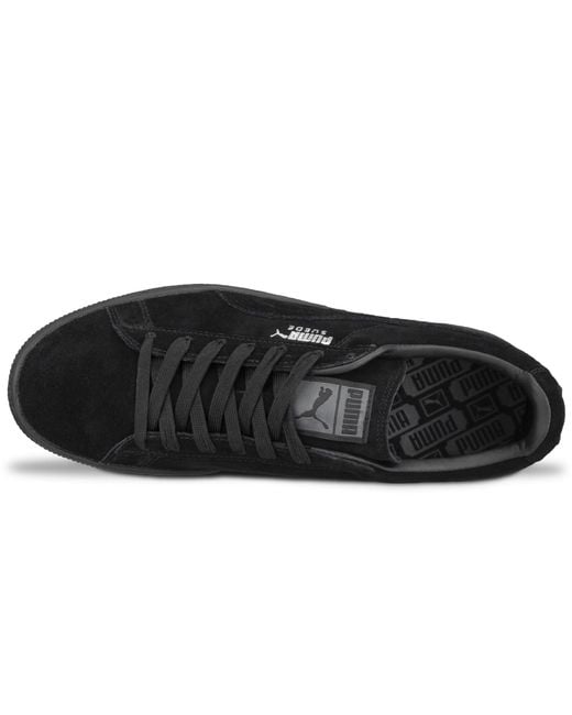 puma suede black shadow