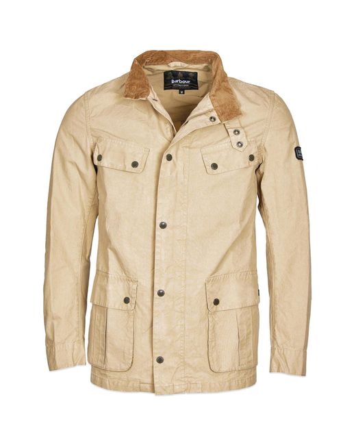Barbour Summer Washed Duke Jacket in Brown (Natural) for Men | Lyst UK