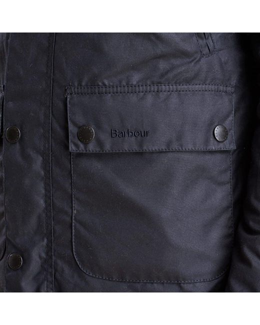 barbour hallow jacket navy