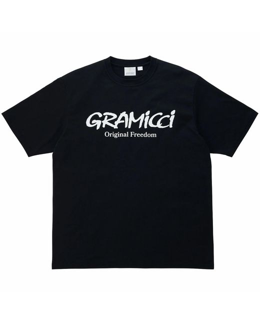 Gramicci Black Original Freedom Logo T-Shirt for men