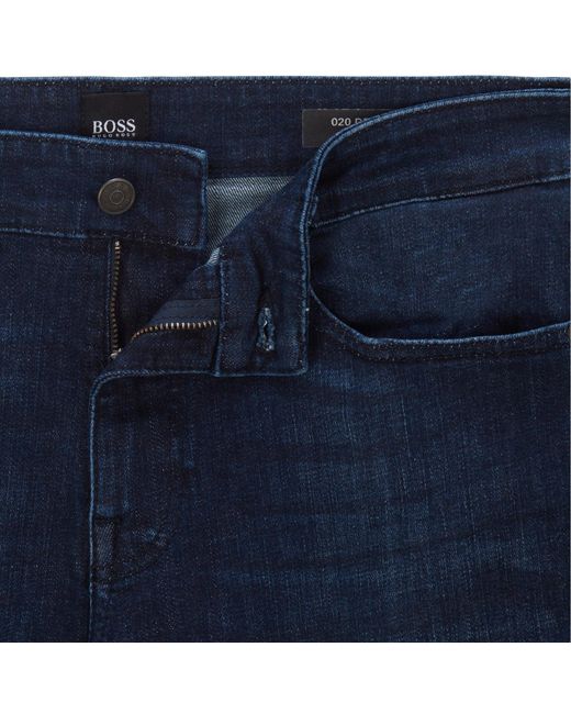 BOSS by HUGO BOSS Denim Delaware Slim Fit Jeans in Blue for Men - Save 6% |  Lyst