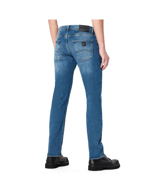 Armani Exchange J13 Slim Fit Jeans in Blue for Men | Lyst