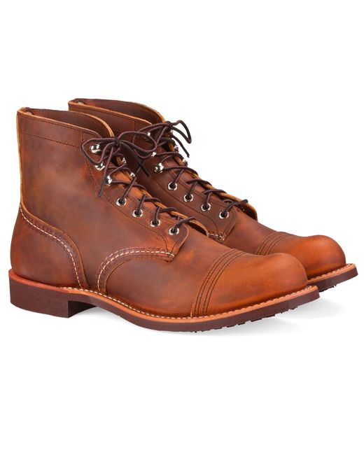 Red Wing 8085 Iron Ranger Boot in Brown for Men Lyst UK