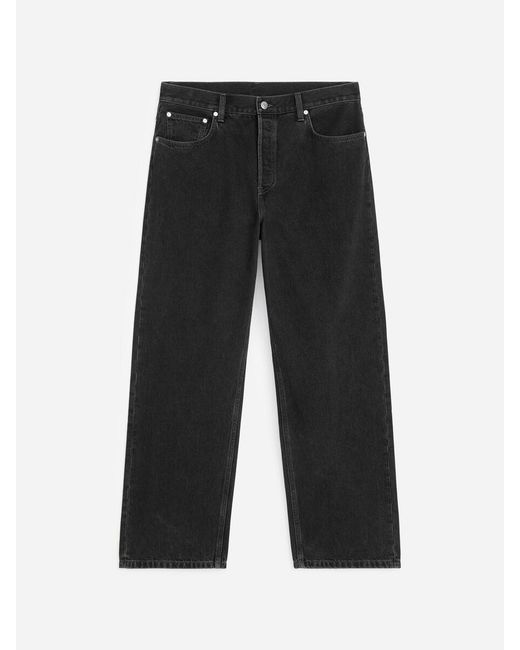ARKET Black Mist Wide Jeans for men