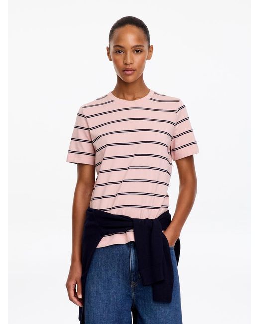 ARKET Red Signature Short-Sleeve T-Shirt