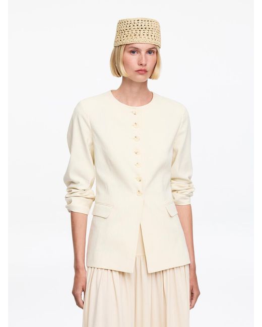 ARKET White Straw Hat