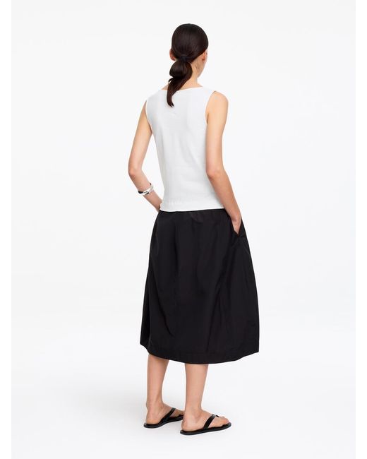 ARKET White Boat Neck Tank Top