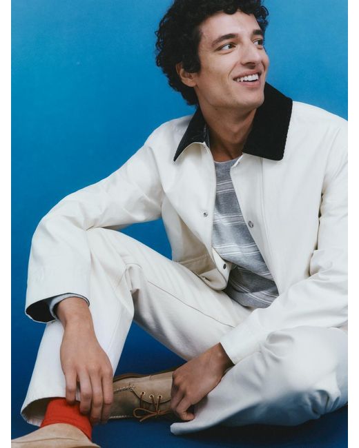 ARKET White Waxed Nylon-Cotton Jacket for men