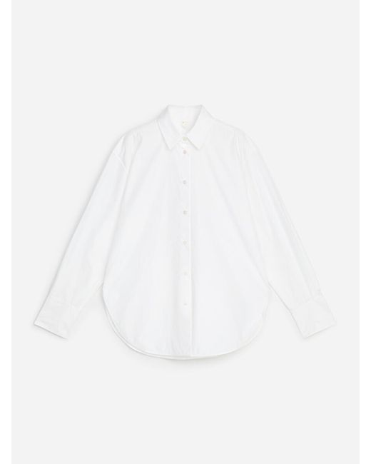 ARKET White Relaxed-Fit Poplin Shirt