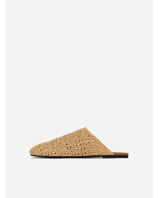 ARKET White Crocheted Slippers