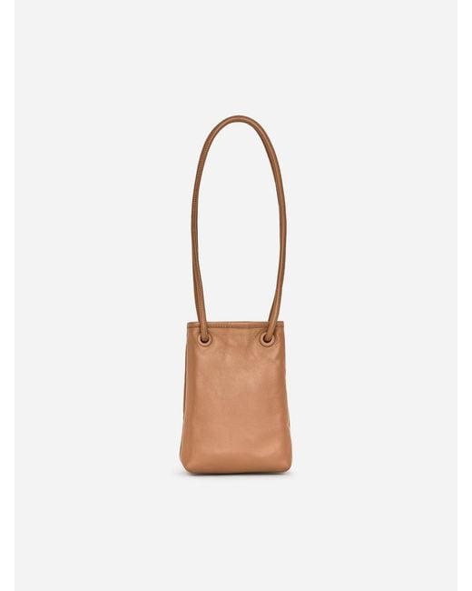 ARKET Natural Leather Crossbody Bag
