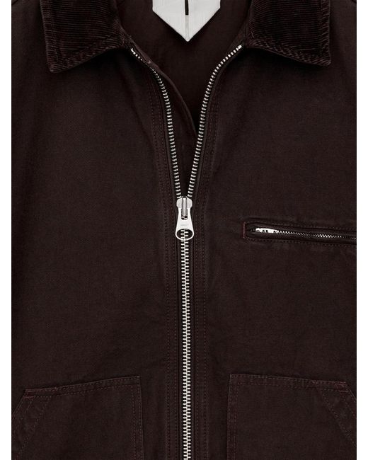 ARKET Black Cotton Canvas Jacket for men