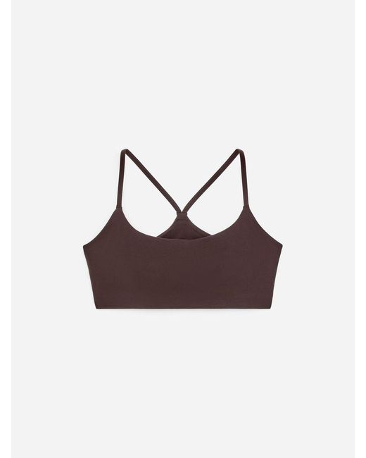 ARKET Brown Soft Stretch Sports Bra