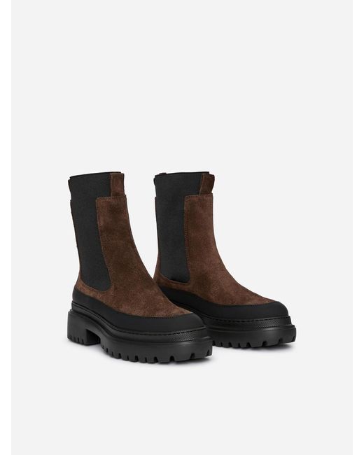 ARKET Black Suede Winter Boots
