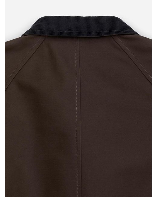 ARKET White Corduroy-Collar Jacket