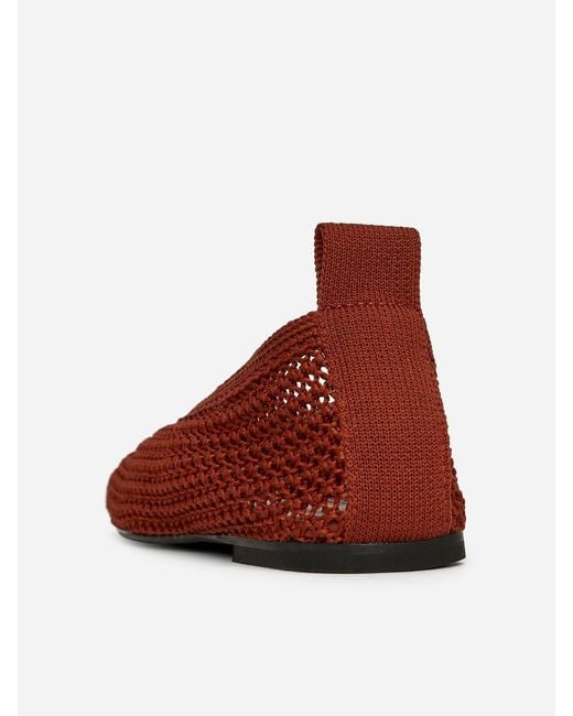 ARKET Natural Knitted Ballerinas
