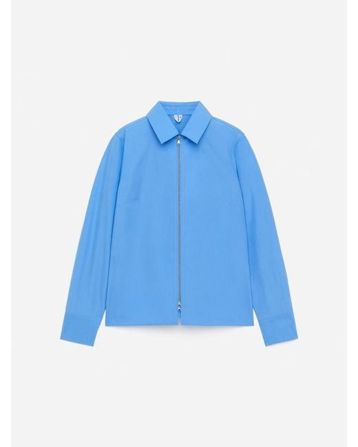 ARKET Blue Zip Shirt