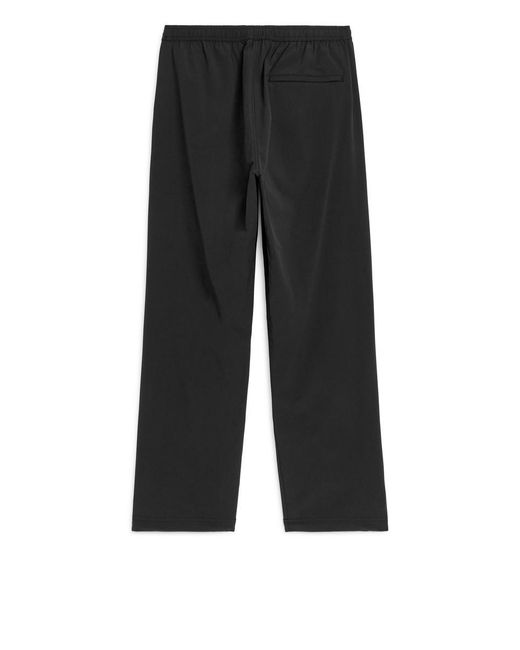 ARKET Black Semi Technical Trousers for men