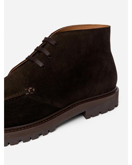 ARKET Chukka Boot Aus Veloursleder in Brown für Herren