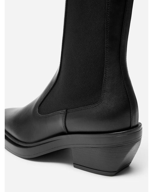 ARKET Black Leather Boots