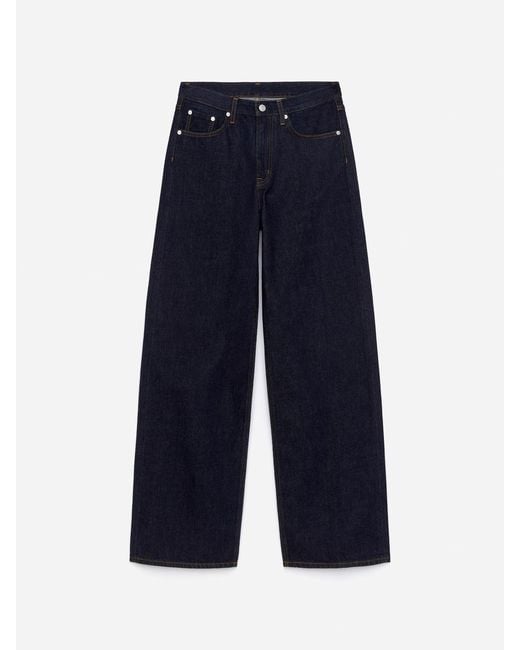 ARKET Green Coral Wide Jeans