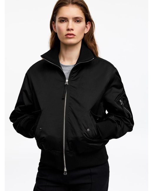 ARKET Black Nylon Jacket