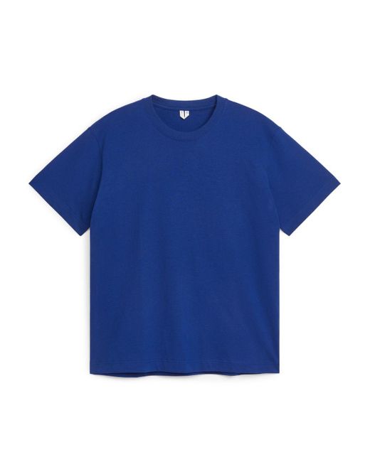 ARKET Blue Midweight T-shirt for men