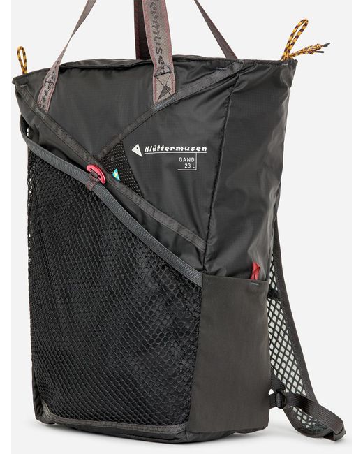 ARKET Black Klättermusen Gand Bag 23L for men