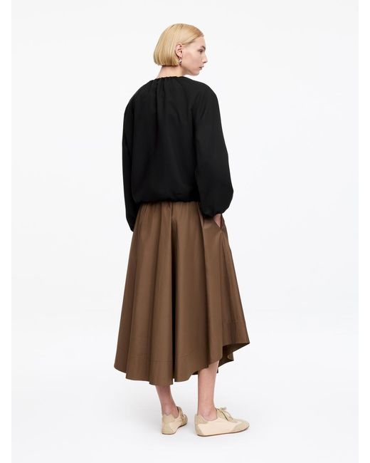 ARKET Black Bubble-Hem Jacket
