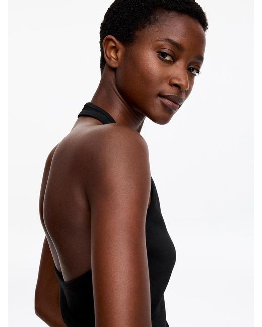 ARKET Black Halterneck Top