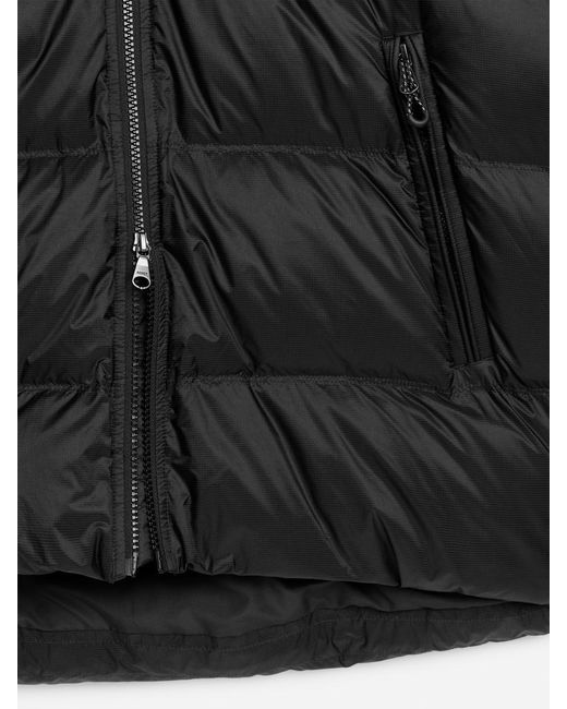 ARKET Black Upcycled Down Sporty Jacket for men
