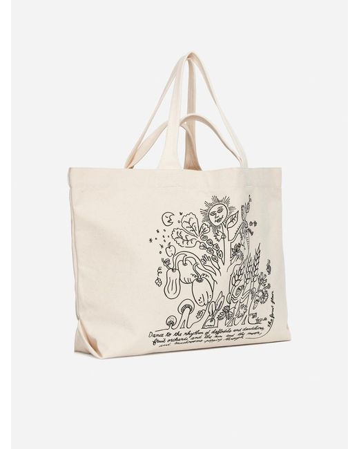 ARKET White Café Canvas Tote