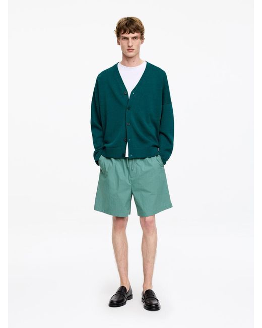 ARKET Green Relaxed Pull-On Shorts for men