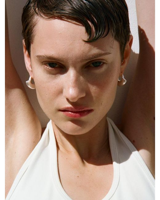 ARKET White Halterneck Top