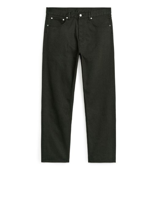 ARKET Gray Coast Relaxed Bedford Trousers for men