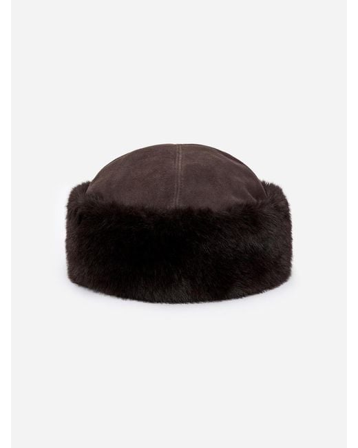 ARKET Black Suede Hat