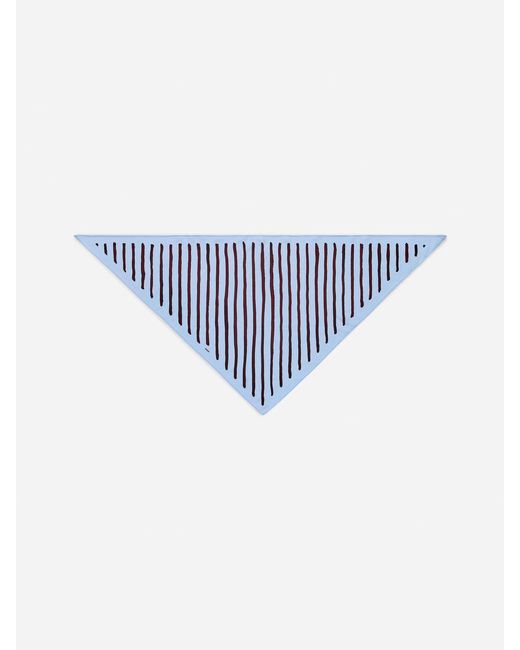 ARKET Black Triangle Silk Scarf