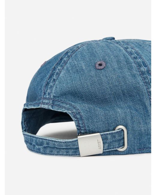 ARKET Blue Chambray Cap for men