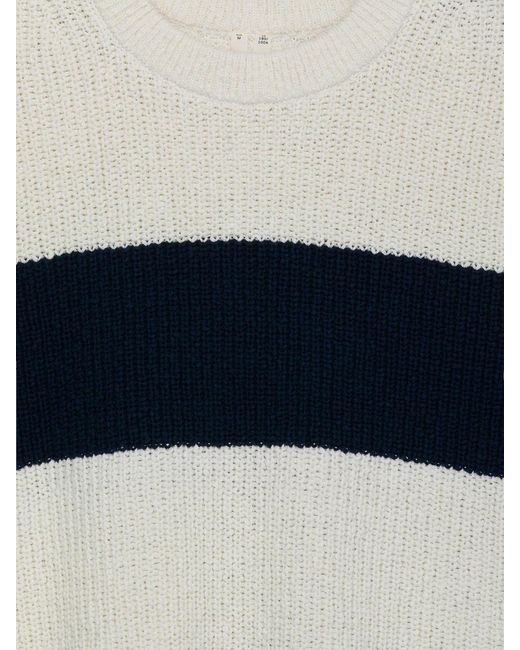 ARKET Blue Cotton Bouclé Jumper for men